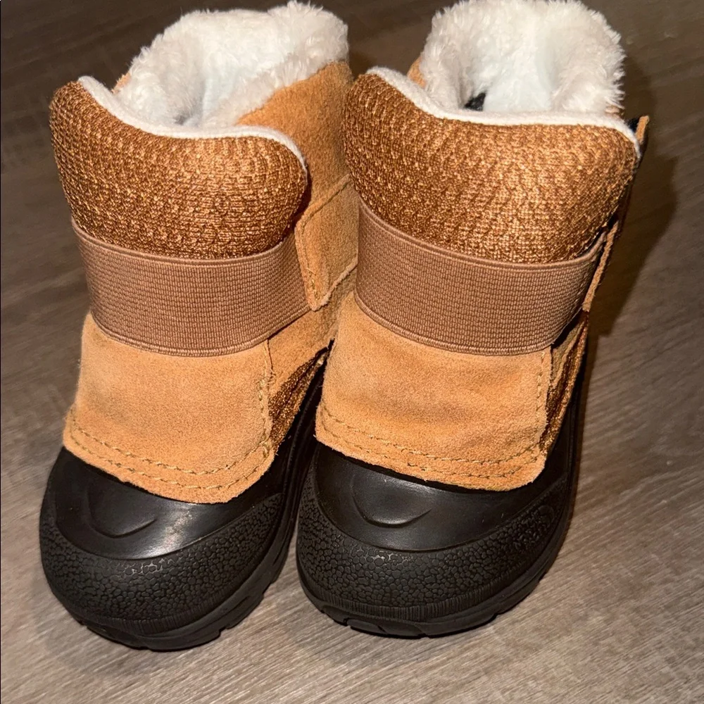 The North Face Kids Brown and Black Winter Boots
